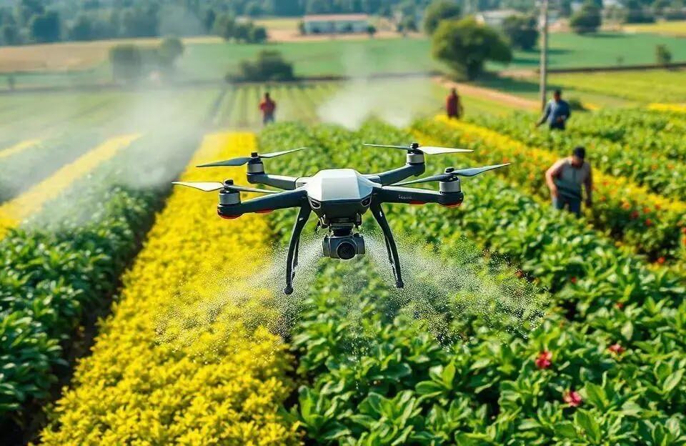 Pulverização por Drone: Revolucionando a Agricultura Moderna