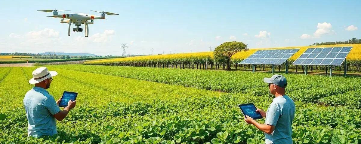 Serviços de drones: Transformando a agricultura moderna e sustentável