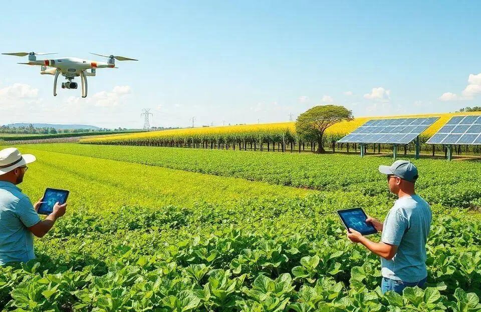 Serviços de drones: Transformando a agricultura moderna e sustentável