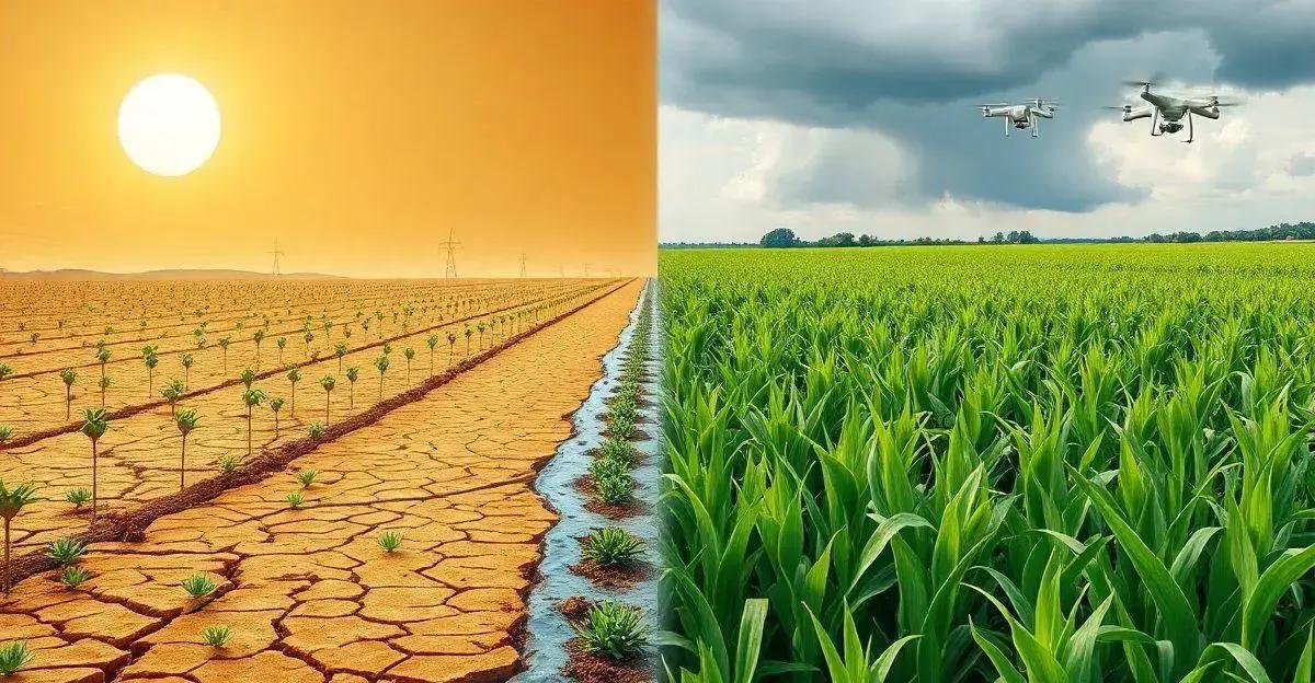 Tipos de estresses abioticos em plantações